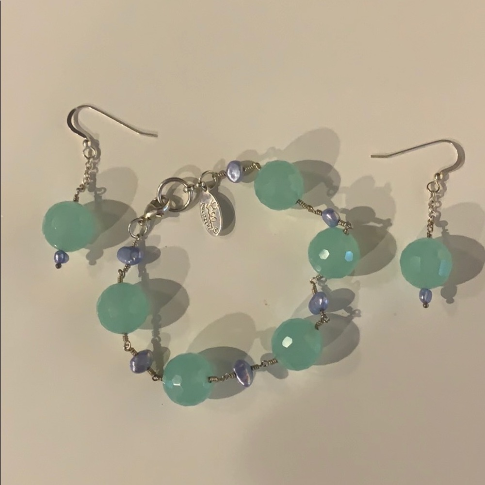 Lily Pulitzer bracelet and earring set